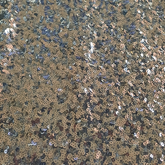 Sequin Black Mini Skirt Womens Size 6 Sparkle Holiday Club Birthday London Jean - Picture 2 of 11